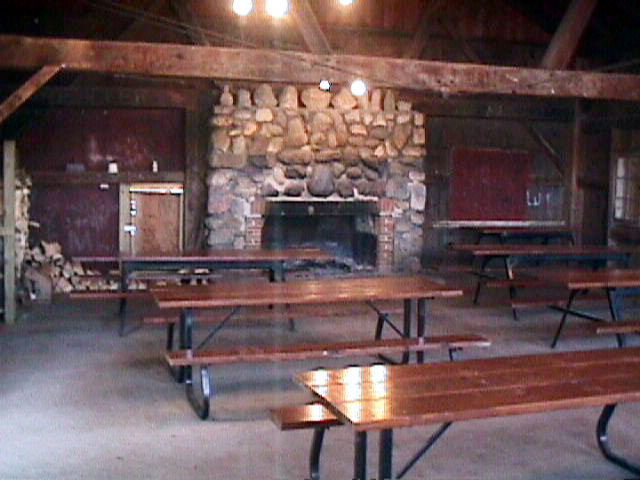 A dining room the the Branstrom Lodge